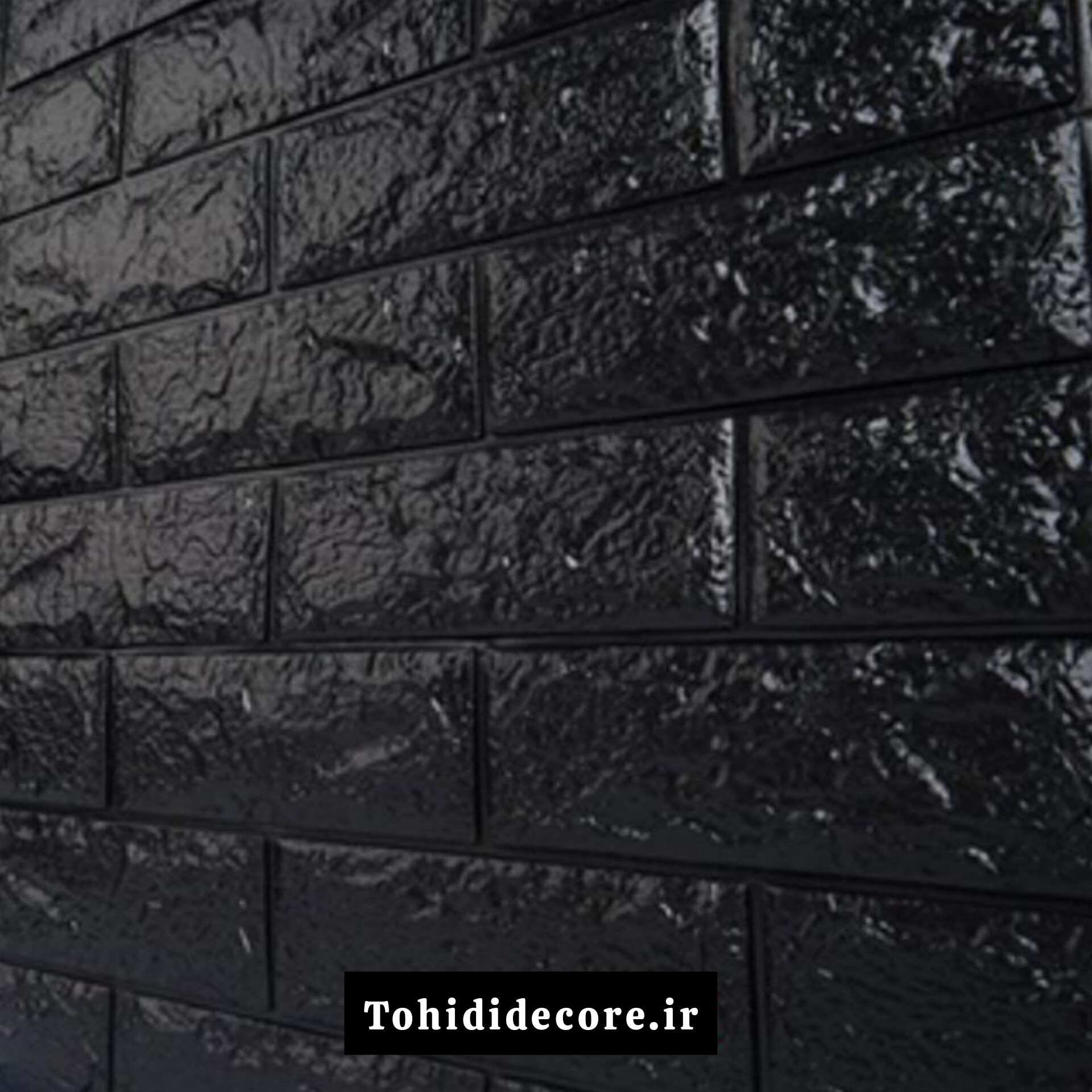 دیوارپوش فومی چسبدار طرح آجر بهمنی کد 10