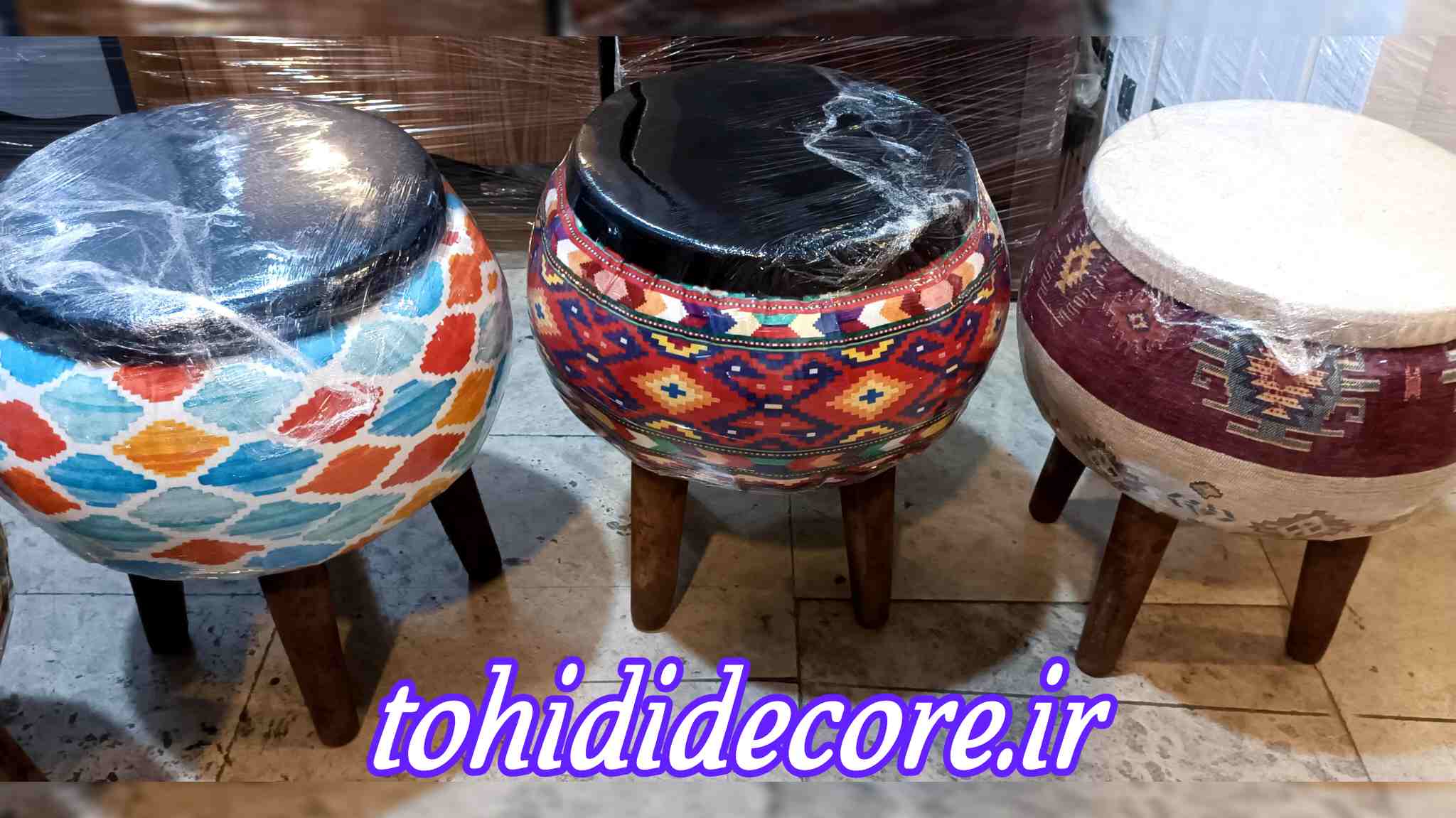 صندلی پاف مراکشی سنتی 