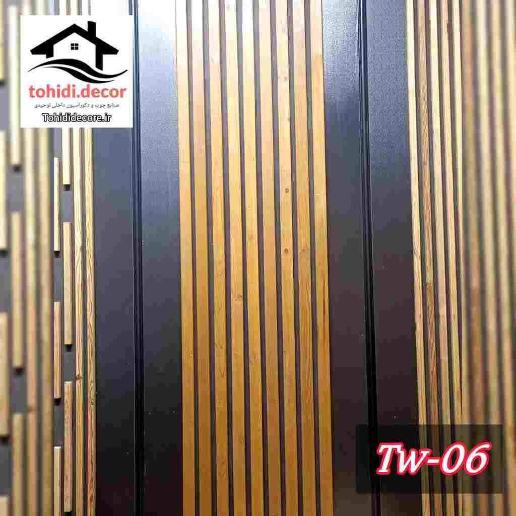 تصاویر ترمووال دکوراتیو تمام چوب کد tw06