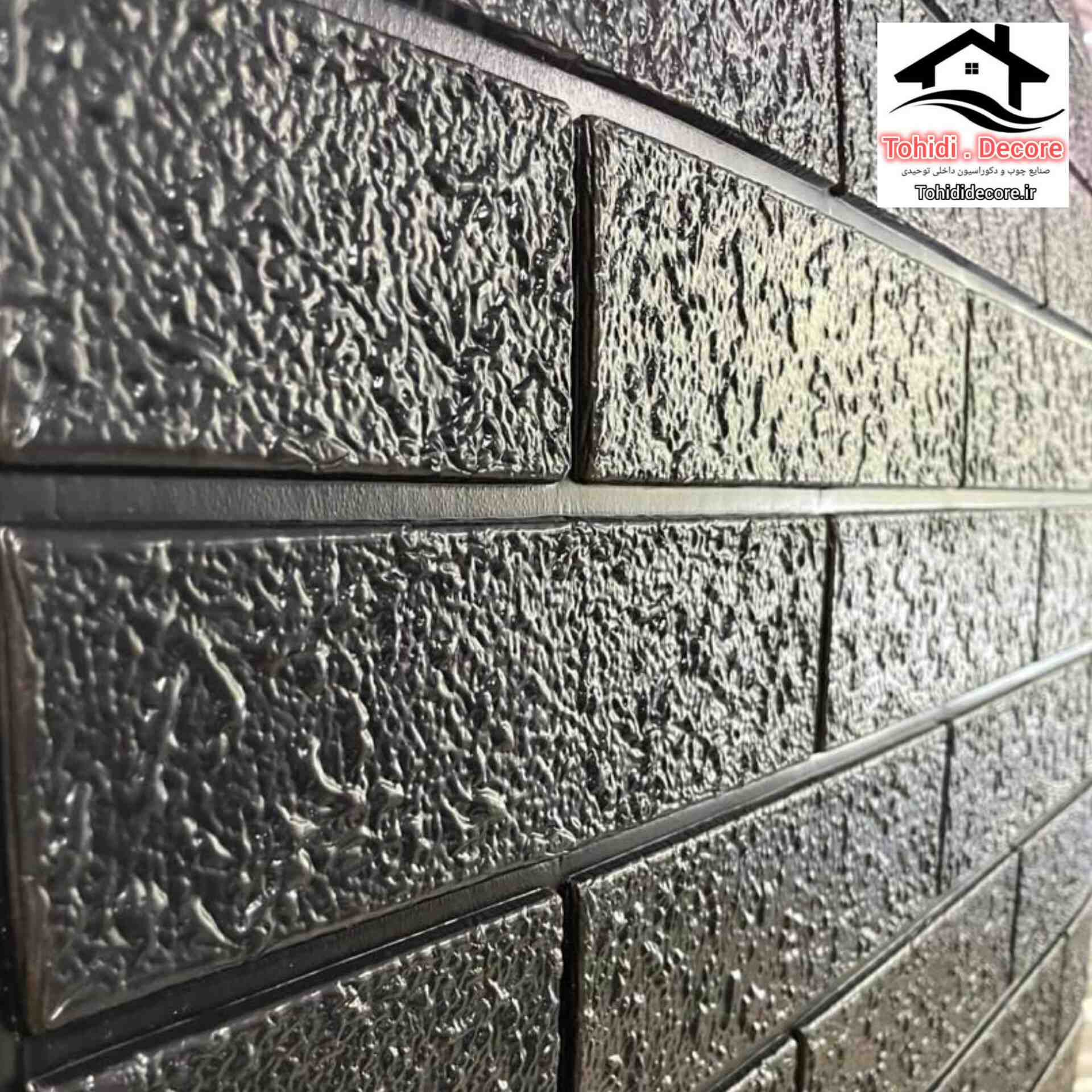 دیوارپوش فومی چسبدار طرح آجر خشتی