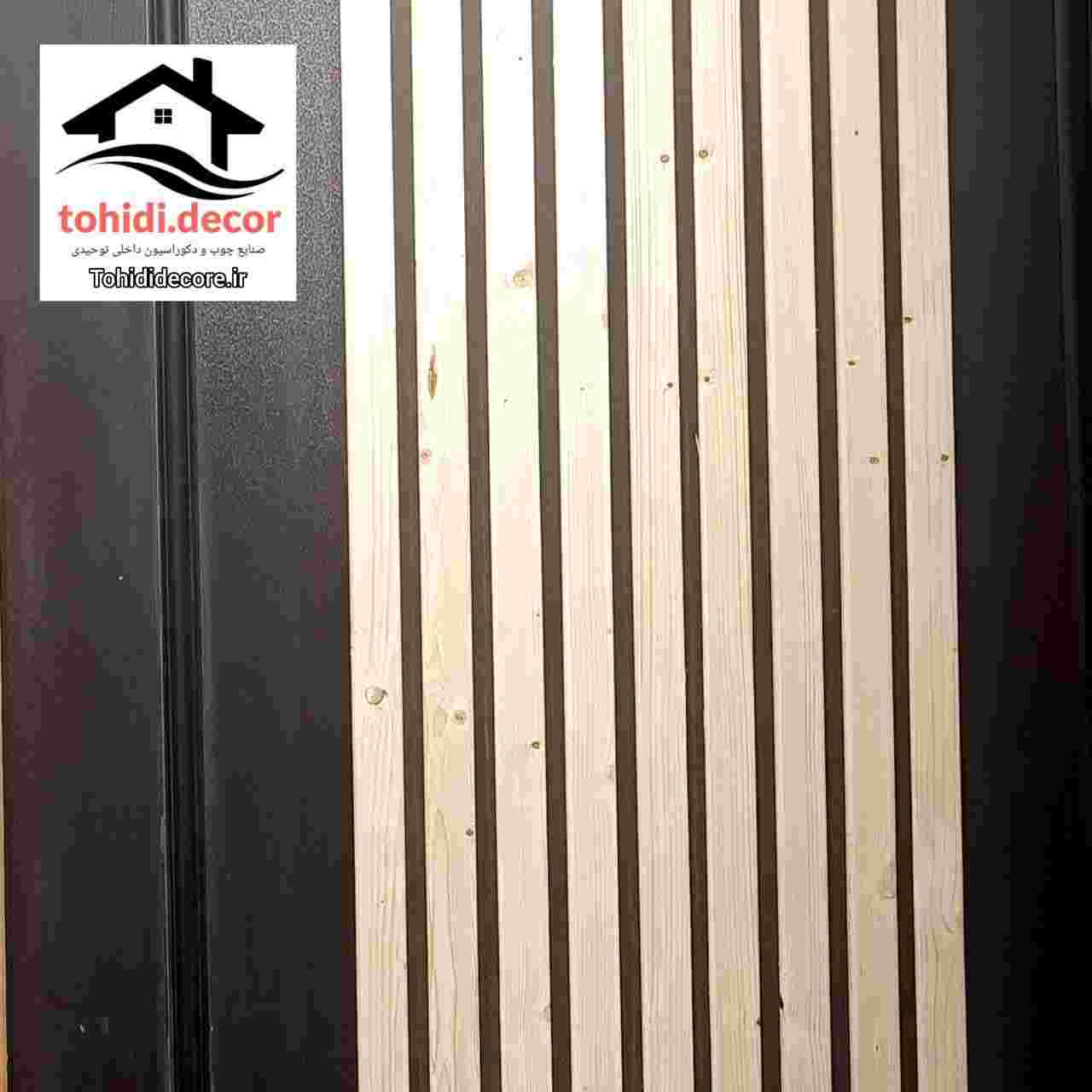 تصاویر پنل ترمووال تمام چوب دکوراتیو کد tw03
