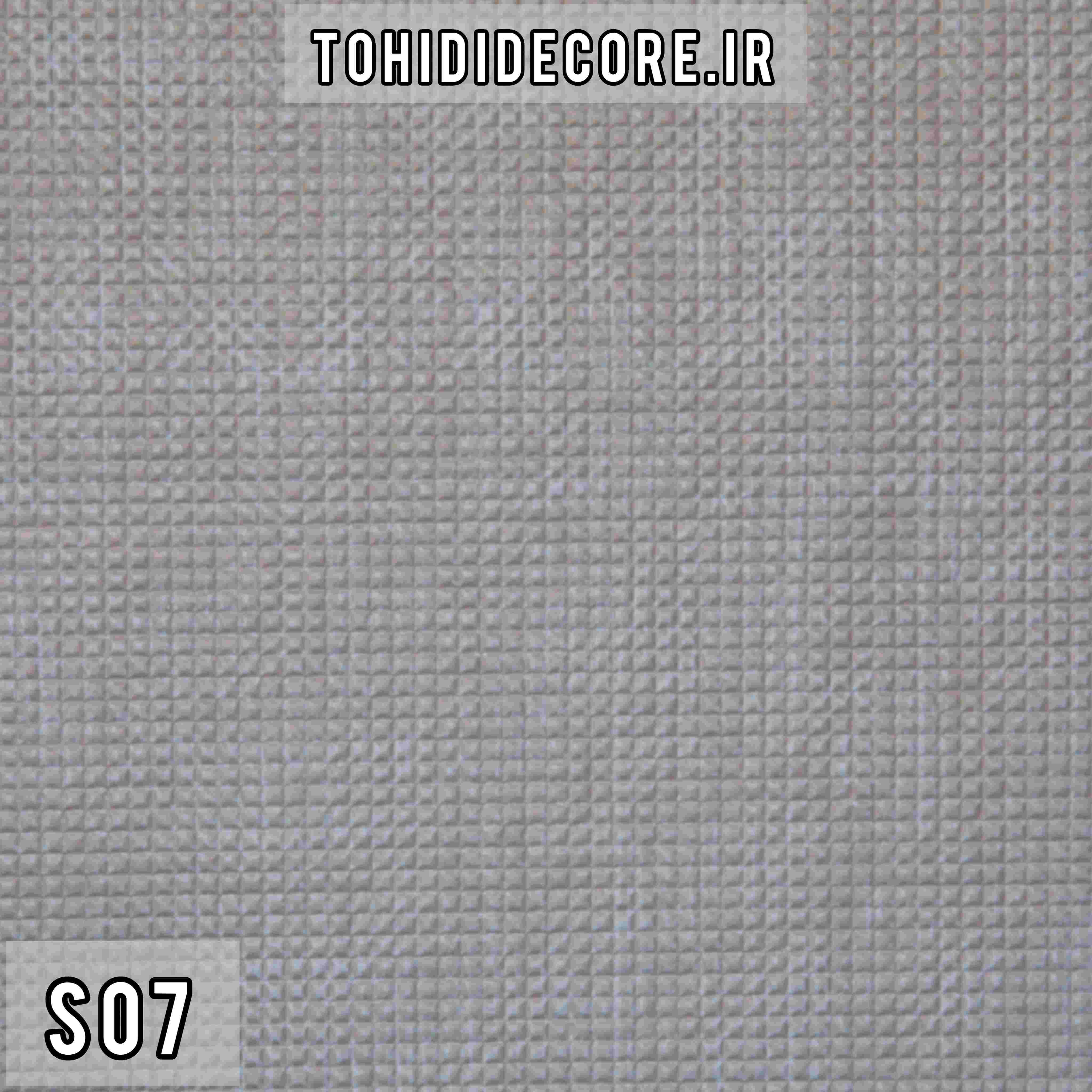 دیوارپوش فومی رولی طرح کتان کد s07