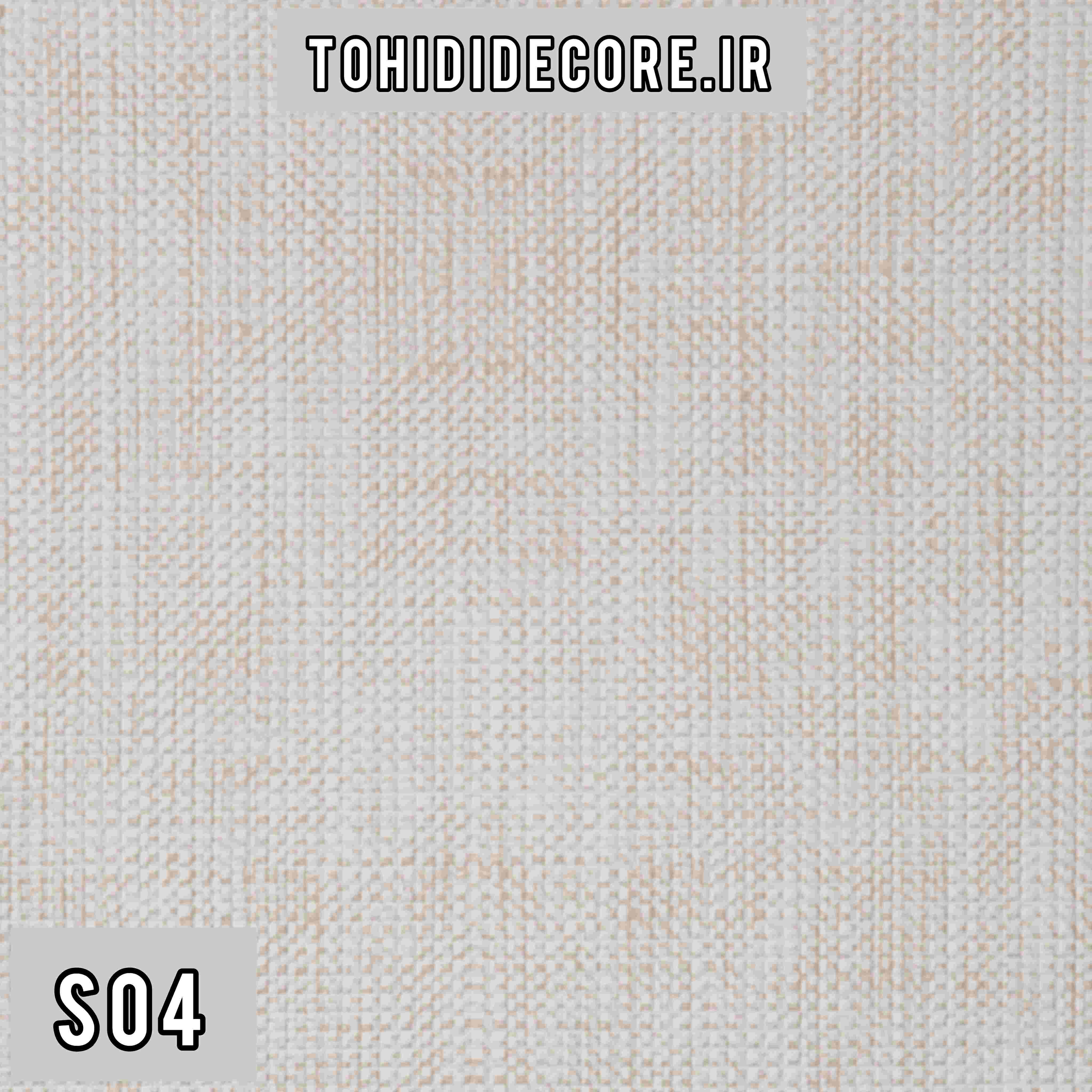 دیوارپوش فومی رولی طرح کتان s04