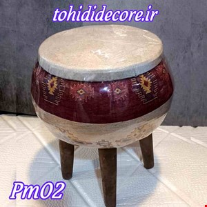 صندلی پاف مراکشی کوچیک سنتی 
