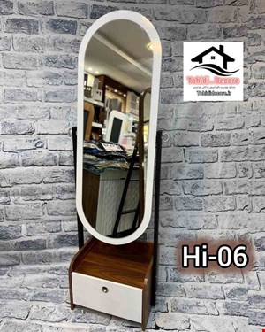 اینه قدی کشو دار های گلس کدHi06